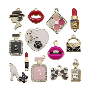 13Pcs Factory Beauty Fashion Women Charms Bracelets Necklace Bangles Jewelry Findings Making Accessory