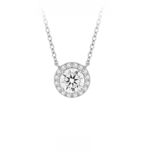 14K Solid Gold Lab Grown Diamond Luxury Women’s Engagement Wedding Party Gift Pendant Necklace