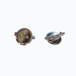 15MM Nickel Color Durable Iron Jewelry Findings & Components DIY Fashion Jewelry Making Bulk Plating Brooch Findings