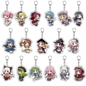 17 Designs Anime Puella Magi Madoka Magica Acrylic Keychain