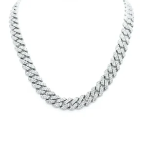 18K Gold Plated Cuban Link Chain Necklace with Micro inlay Zircon Iced Hip Hop Style for Wedding Engagement Unisex 16 24 Inch