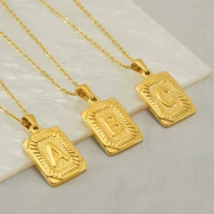 18K Gold Plated Stainless Steel Bamboo Pendant Men Women Daily Trend Joker Ins Wind