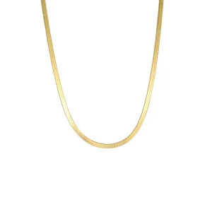 18k Gold Fashion Jewelry Necklace Punk Rock Hip hop Personality Simple Fashion Stainless Steel Collarbone Necklace for Women