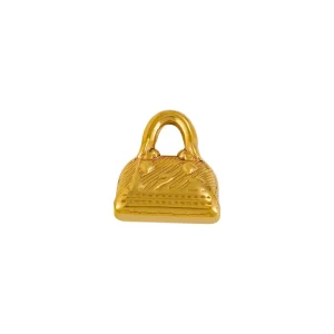 18k Gold Plated Stainless Steel Wallet Bag Pendant Purse Charms Handbag Pendant for Jewelry Making