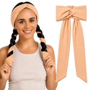 2 In 1 Heat Free Hair Curling Band Large Size Fashion Women Styling Headband Hair Curling Band