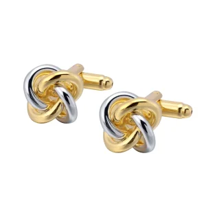22pcs Fashion Metal Copper Knot Cufflinks Designer’s Personality Twist Rose Shirt Buttons Customizable Men’s Wedding