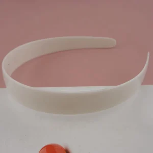 2cm White No Teeth Plastic Hair Headbands Base Hair Hoops for DIY Women Hair Accessories Plain Raws Hairbands