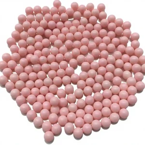 2mm 3mm 4mm 5mm 6mm 7mm 8mm 9mm 10mm Pink Plastic Round Beads Without Holes Light Pink Solid Color Doll Eyes DIY Loose Beads