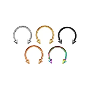 316L Surgical Stainless Steel Body Piercing Jewelry Lipring Nose Ring External Thread Classic Style