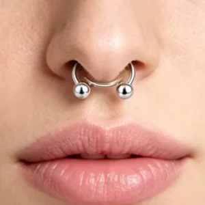 316L Surgical Stainless Steel Clamp type Puncture free Jewelry Classic Style Nose Ring Fashion Piercing Jewelry