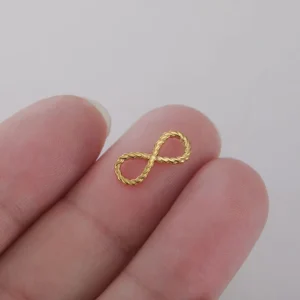 3D Infinite Symbol Pendant Charms Accessories for Women DIY Handmade Fashion Creative Jewelry Party Gift