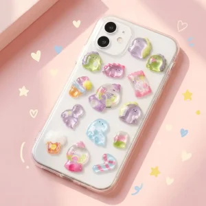 3D Sticker Cartoon Creative Glitter Crystal Sticker 3D Three-dimensional Sticker Cartoon Sticker for Kid Gift DLY Cute Stickers