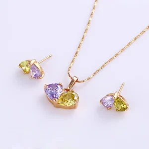 61722 Jewelry Display Gold Plated Jewelry Sets