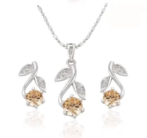 63992 Costume & Fashion Italian Rhodium Plated Jewelry Sets