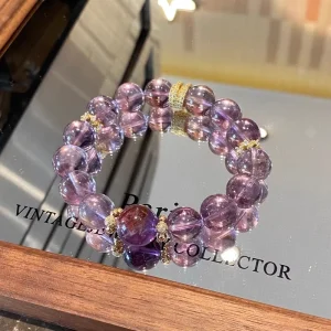 7 Chakra Punk Style Natural Stone Healing Crystal Beaded Bracelet Bulk Energy Balance Meditation Spiritual Jewelry