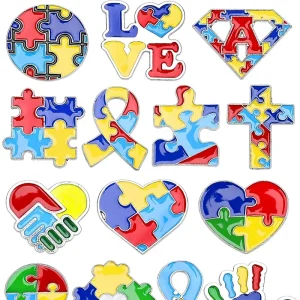 84PCS Metal Enamel Brooches & Pins for Party Decorations Gift Supplies Clothes Backpacks Accessories