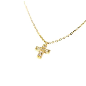 925 Silver Cross Designer Fashion Pendant Necklace Simple Style for Women Fine Jewelry