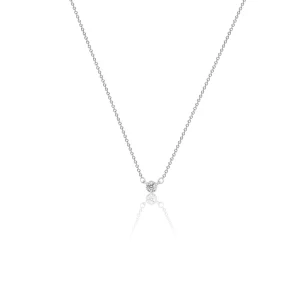 925 Silver Plated Zircon Necklace for Women Sparkling Trendy & Fashionable Hot Selling Jewelry
