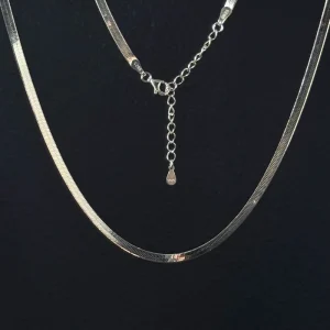 925 Sterling Silver Choker Necklace Snake Chain 18K Gold Plated Luxury Women’s Jewelry for Parties Weddings Gift