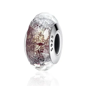 925 Sterling Silver Fantasy Starry Murano Glass Beads Charm Fit Bangle Bracelet Women Jewelry Making Gift SCZ061