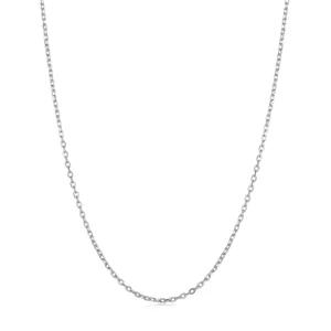 925 Sterling Silver Lobster Clasp Adjustable Necklace Basic Chain Link for Women Gift SCA018
