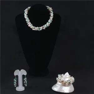 925 Sterling Silver Pearl Jewelry Natural Freshwater Pearl Necklace