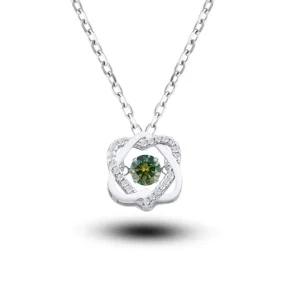 925 Sterling Silver Pendant Moissanite Jewelry Fashion Pendants & Charms Sparkling Charm Fine Chains Necklaces Chain Necklace