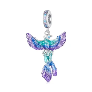 925 Sterling Silver Phoenix Beads Dangle Charm Fit Bracelets Women Pendant DIY Jewelry Accessories BSC880