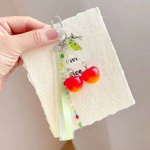 AM Ins Cherry Keychain Phone Chain Bag Charm Bestie Gift Keychain