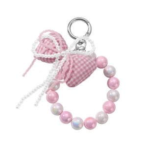 AM New Miu Style Sweet Girl Exquisite Bow Keychain Pendant