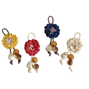 AM Women’s Coin Holder Keychain Retro Design Luxury Style Plastic & Zinc Alloy