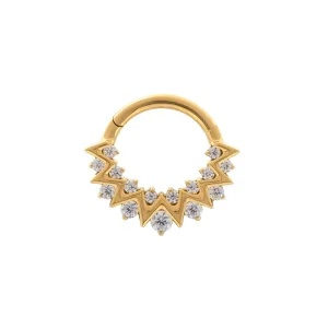 ASTM F136 Titanium Segment Hoop Ring Body Jewelry Daith Septum Nose Earring Ring Body Piercing Jewelry