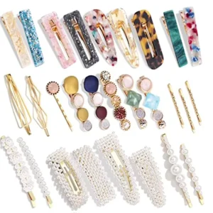 Accesorios Mujer Fashion Bling Pearl Hair Clip Set Girl Hair Pins Various Style Women Hair Accessories