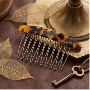 Acetate Hair Combs Ins Fashion French Side Comb With Multi Patterns Daily Decorative Hair Accessories For Women 220443