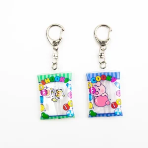 Acrylic Candy Bag Charms and Shoe Charms with Luxury Designs Mini Keychain for Fashion Accessories (Custom Logo & OEM Design)