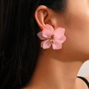 Acrylic Flower Earrings Style Earring Sweet and Elegant Earrings Accessories for Wholesales N26570