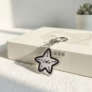 Acrylic Keychain Custom Cute Acrylic Charm UV Printing Plastic Key Chains Custom Quick Sample High Quality Anime Charms