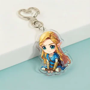 Acrylic Keychain Custom LOGO Printed Quicksand Shaker Acrylic Phone Charms Free Sample Anime Keychain
