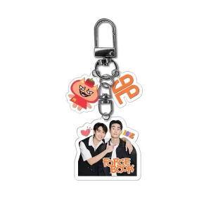 Acrylic Keychains of Thai Celebrities Peripherals Cute Bag Ornaments with High Definition Printing and Exquisite Small Pendants