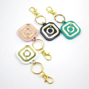Acrylic NFC Business Key Tag 213 215 216 Modern Promo Gift Link To Instagram Tiktok Social Media Acrylic NFC Instagram Keychain