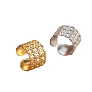 Adjustable Stainless Steel Fashion Ring