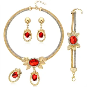 African Costume Vintage Fashion Heavy Jewelry Set