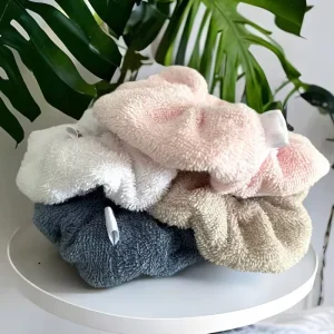 After Bath Towel Scrunchies Hair Accessories for Beach Gym Scrunchies