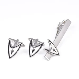 Aircraft Star Novelty Cufflinks Tie Clips Custom Mens Suit Shirt Fashion Accessory Wedding Tuxedo Trendy Jewelry Gift