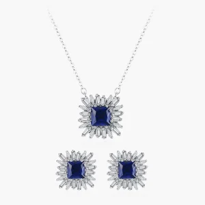 Alimay S925 Sterling Silver Retro Square Full Diamond Earrings Geometric Personality Light Luxury Versatile Ear Accessories