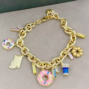Alloy Colored Enamel Glaze Personalized Bracelets for Women