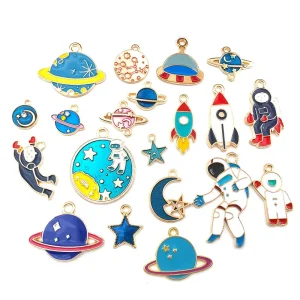 Alloy Enamel Space Themed Necklace & Bracelet Accessories Factory