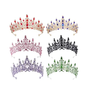 Alloy High grade Luxury Crown Banquet Party Dance Headwear Updo Tiara Noble and Elegant Birthday Princess Queen Hair Accessories
