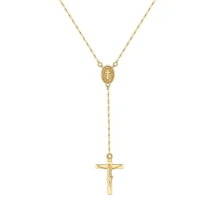 Amiee Fashion Religious Faith Gifts Jewelry 925 Sterling Silver Rosary Cross Necklaces for Women