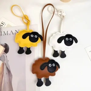 Animal Bag Charms Bulk Goat Year PU Stuffed Pendant Accessories for Handbag Clothing DIY
